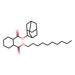 1,2-Cyclohexanedicarboxylic acid, 2-adamantyl decyl ester
