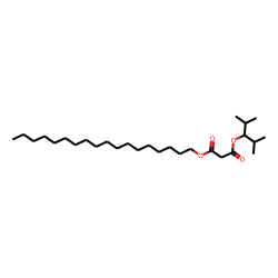 Malonic acid, 2,4-dimethylpent-3-yl octadecyl ester