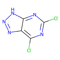 Triazolo[4,5-d]pyrimidine, 1h-v-, 5,7-dichloro