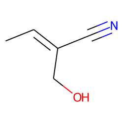 2-(Hydroxymethyl)but-2-enenitrile