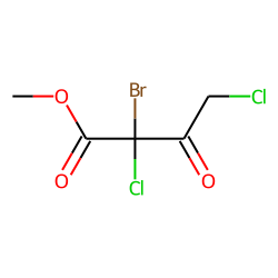 Methyl 2,4-dichloro-2-bromo-3-oxobutanoate
