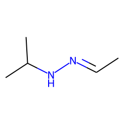 Ethanal, isopropylhydrazone, anty (#1)