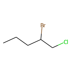 2-Bromo-1-chloro pentane