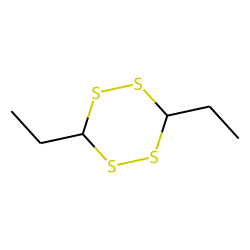 1,2,4,5-Tetrathiane, 3,6-diethyl-, cis-