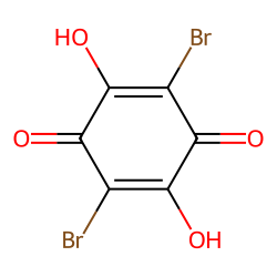 2,5-CYCLOHEXADIENE-1,4-DIONE, 2,5-DIBROMO-3,6-DIHYDROXY-
