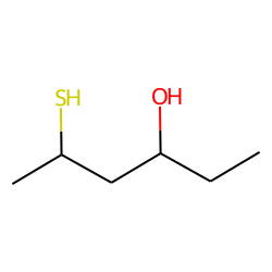 5-Mercaptohexan-3-ol, # 1