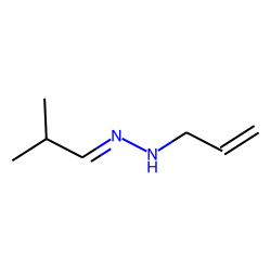 Propanal, 2-methyl-, 2-propenylhydrazone