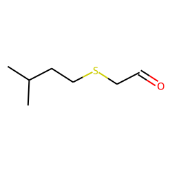 2-[Isopentylthio]ethanal