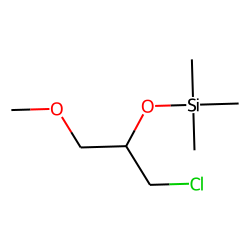 1-Chloro-3-methoxypropan-2-ol, O-trimethylsilyl-