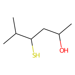 5-Methyl-4-mercaptohexan-2-ol, # 2