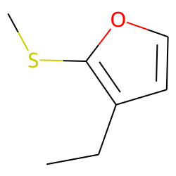 Methyl 2-ethyl furyl sulfide
