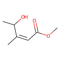 methyl 4-hydroxy-3-methyl-2-pentenoate
