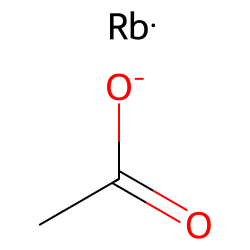 Acetic acid, rubidium salt