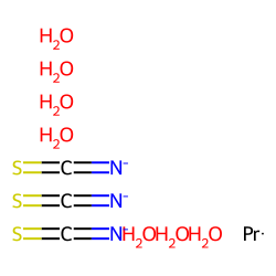 Praseodymium isothiocyanate heptahydrate