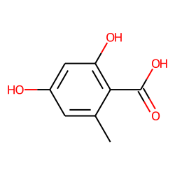 Benzoic acid, 2,4-dihydroxy-6-methyl-