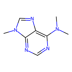 9H-PURIN-6-AMINE, N,N,9-TRIMETHYL-