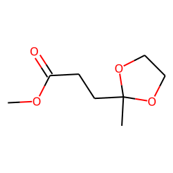 1,3-Dioxolane-2-propanoic acid, 2-methyl-, methyl ester