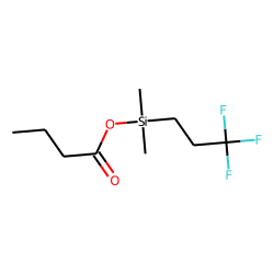 Butyric acid, dimethyl(3,3,3-trifluoropropyl)silyl ester