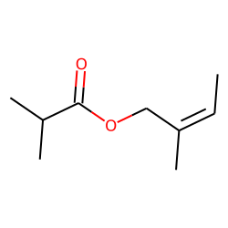 (E)-2-Methylbut-2-en-1-yl isobutyrate