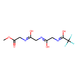 Glycine, N-[N-[N-(trifluoroacetyl)glycyl]glycyl]-, methyl ester