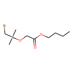Butyl glycolate, bromomethyldimethylsilyl ether