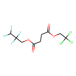 Succinic acid, 2,2,3,3-tetrafluoropropyl 2,2,2-trichloroethyl ester