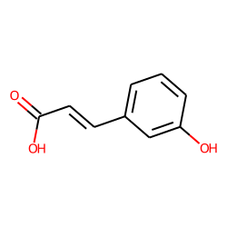 2-Propenoic acid, 3-(3-hydroxyphenyl)-, (E)-