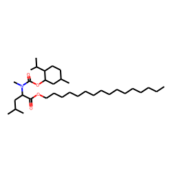 L-Leucine, N-methyl-N-((1R)-(-)-menthyloxycarbonyl)-, hexadecyl ester