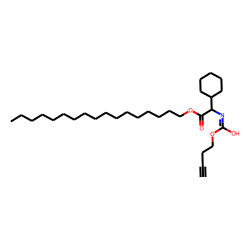 Glycine, 2-cyclohexyl-N-(but-3-yn-1-yl)oxycarbonyl-, heptadecyl ester