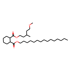 1,2-Cyclohexanedicarboxylic acid, 5-methoxy-3-methylpentyl pentadecyl ester