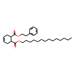 cis-Cyclohex-4-en-1,2-dicarboxylic acid, phenethyl tetradecyl ester