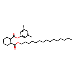 1,2-Cyclohexanedicarboxylic acid, 3,5-dimethylphenyl pentadecyl ester