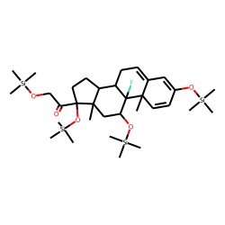 Isoflupredone, tetra-TMS