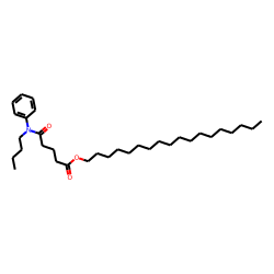Glutaric acid, monoamide, N-butyl-N-phenyl-, octadecyl ester