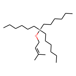 3-Methyl-1-trihexylsilyloxybut-2-ene