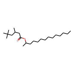 Hexanoic acid, 3,5,5-trimethyl-, tetradec-2-yl ester