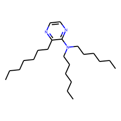 2-(N,n-di-n-hexylamino)-3-(n-heptyl)pyrazine