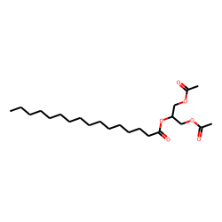 Hexadecanoic acid, 2-(acetyloxy)-1-[(acetyloxy)methyl]ethyl ester