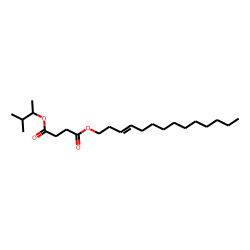 Succinic acid, 3-methylbut-2-yl tetradec-3-en-1-yl ester