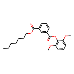 Isophthalic acid, 2,6-dimethoxyphenyl heptyl ester