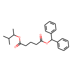 Glutaric acid, 3-methylbut-2-yl diphenylmethyl ester