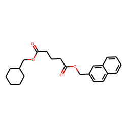 Glutaric acid, cyclohexylmethyl (2-naphthyl)methyl ester