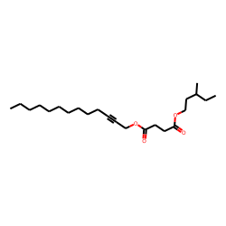 Succinic acid, tridec-2-yn-1-yl 3-methylpentyl ester