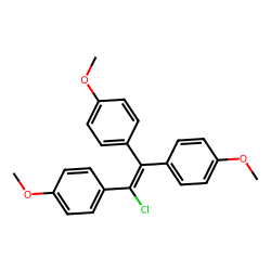 Benzene, 1,1',1''-(1-chloro-1-ethenyl-2-ylidene)tris[4-methoxy-