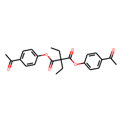 Diethylmalonic acid, di(4-acetylphenyl) ester