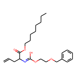 2-Aminopent-4-enoic acid, N-(2-benzyloxyetoxycarbonyl)-, octyl ester