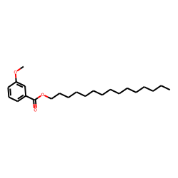 Benzoic acid, 3-methoxy-, pentadecyl ester