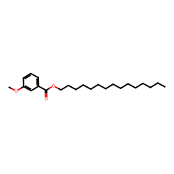 m-Methoxybenzoic acid, pentadecyl ester