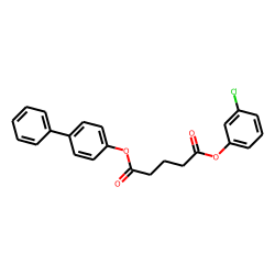 Glutaric acid, 3-chlorophenyl 4-biphenyl ester