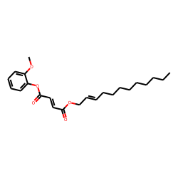Fumaric acid, 2-methoxyphenyl dodec-2-en-1-yl ester